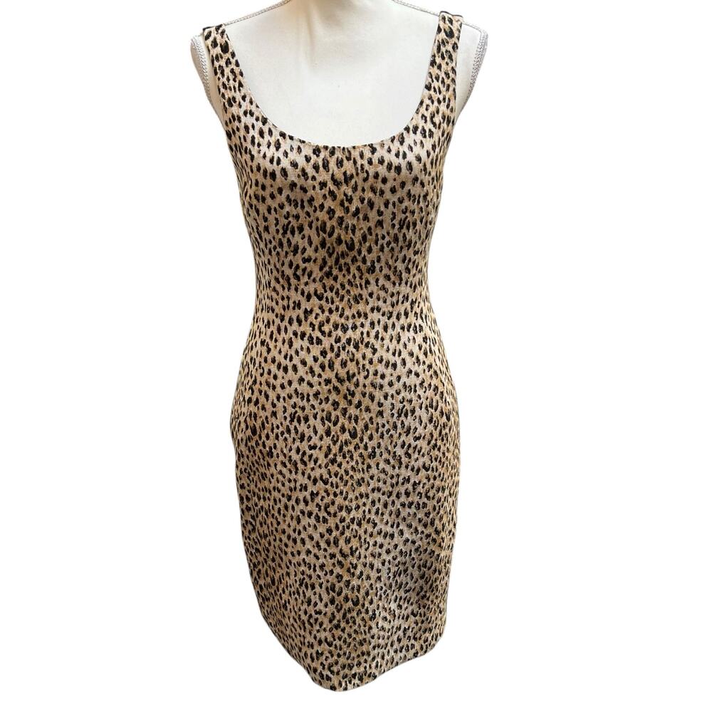 Diane Von Furstenberg Arianna Dress 4 NWT Leopard Sheath Bodycon